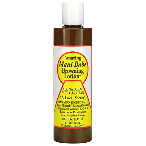 maui babe browning lotion